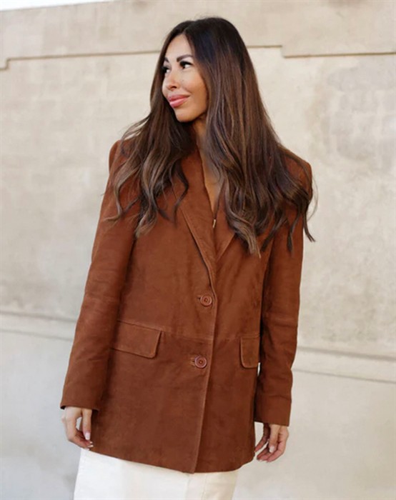 Zenia Blazer - Cognac